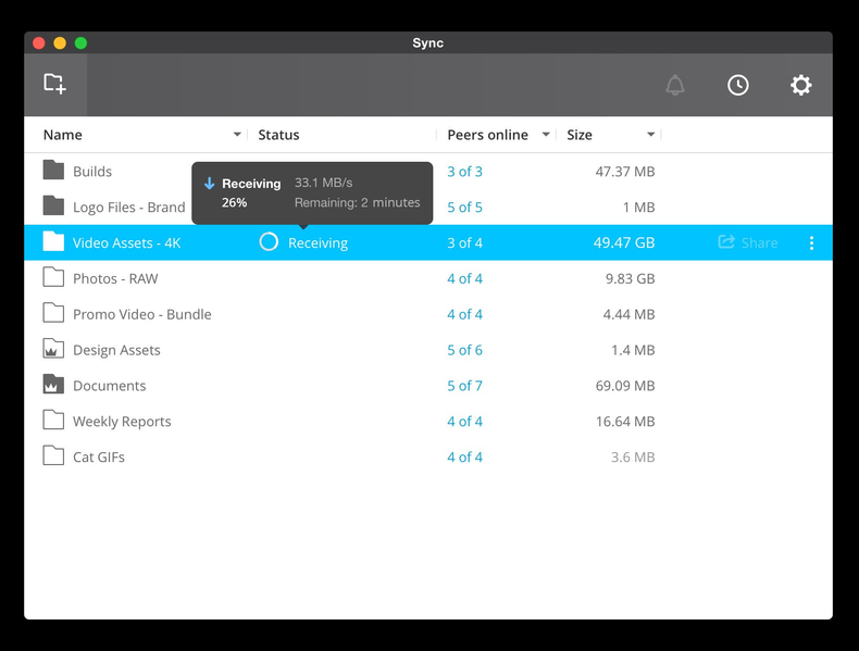 resilio sync alternative